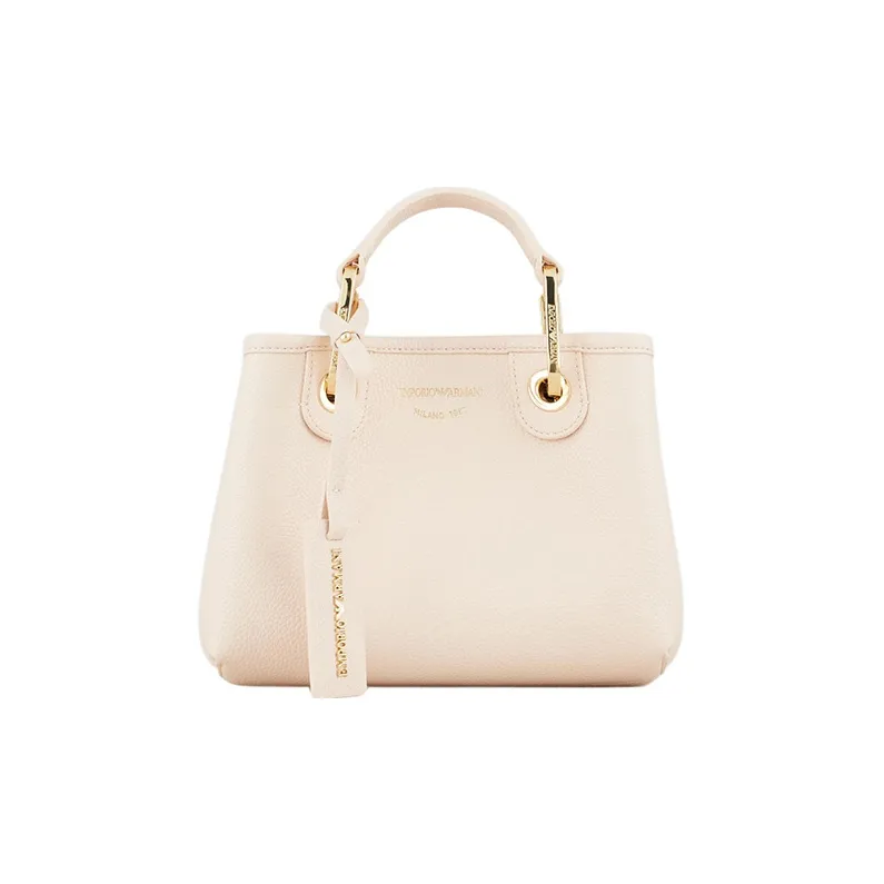 EMPORIO ARMANI Polyester Tote Bag, Shopping Bag, Shoulder Bag, Crossbody Bag, Handbag Mini Women's Nude-0