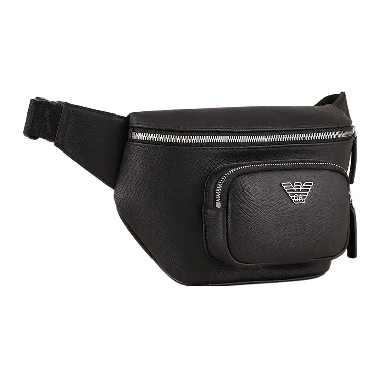 EMPORIO ARMANI Nylon, Polyester Fanny Pack Men's Black-1