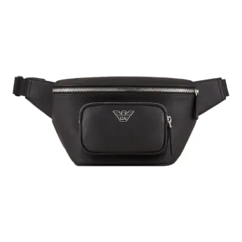 EMPORIO ARMANI Nylon, Polyester Fanny Pack Men's Black
