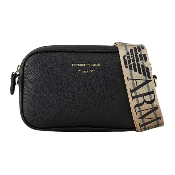 EMPORIO ARMANI Polyurethane Camera Bags Crossbody Bags Shoulder Bags Women's Black