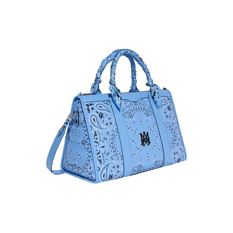 AMIRI Calfskin Shoulder Bag Crossbody Bag Handbag Unisex Blue-1