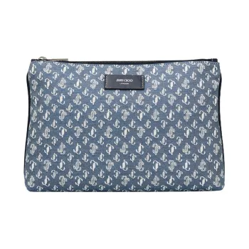 Jimmy Choo Denim Clutches Shoulder Bag Crossbody Bag Men's Blue