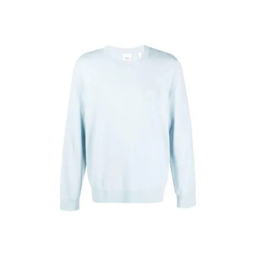 Burberry Sweaters Men Blue