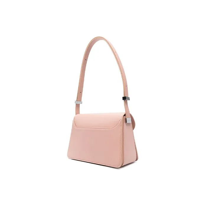 Lanvin Calfskin Combined With Lambskin Handbag Shoulder Bag Women's Light Pink-1