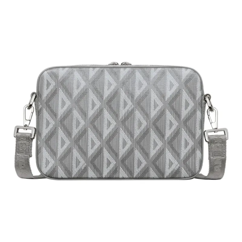 DIOR Canvas Messenger Bag, Shoulder Bag, Crossbody Bag Men's Gray-2