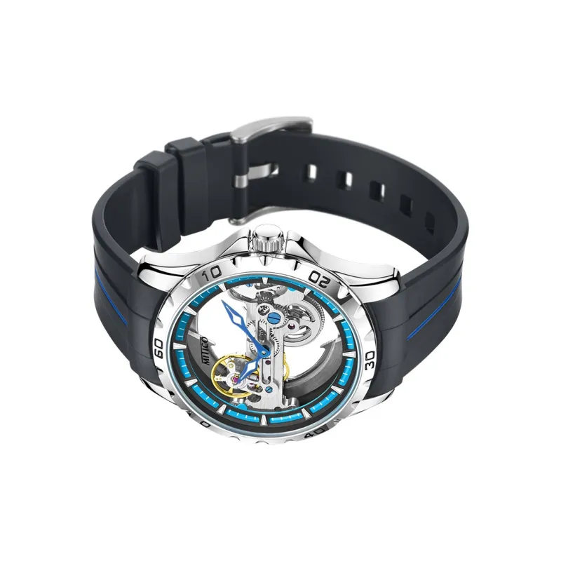 MITICO Mechanical Movement Watch Unisex Cut Out Dial MH4S3R31-1