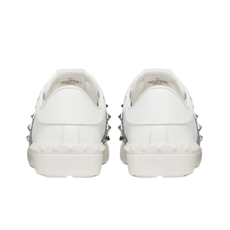 Valentino Garavani Rockstud Untitled Lace Up Sneakers-4