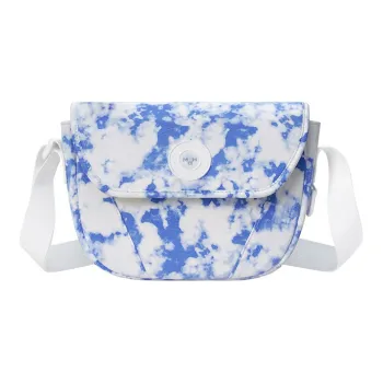 MAH Polyester Saddle Bag, Shoulder Bag, Crossbody Bag Small Size Women's Sky Blue