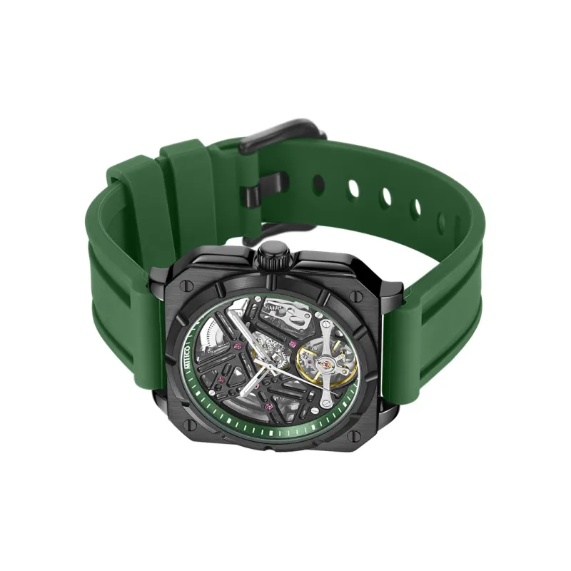 MITICO Automatic Mechanical Movement Watch Unisex Cut Out Dial MH5B5R05-1