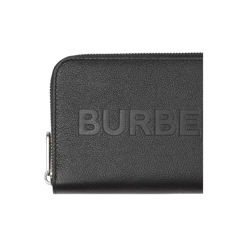 Burberry Leather Wallet Men's Black-2