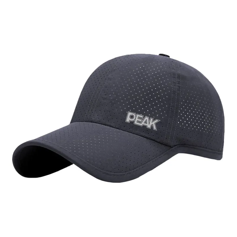 PEAK Polyester Baseball Caps Unisex Multiple Colors-6