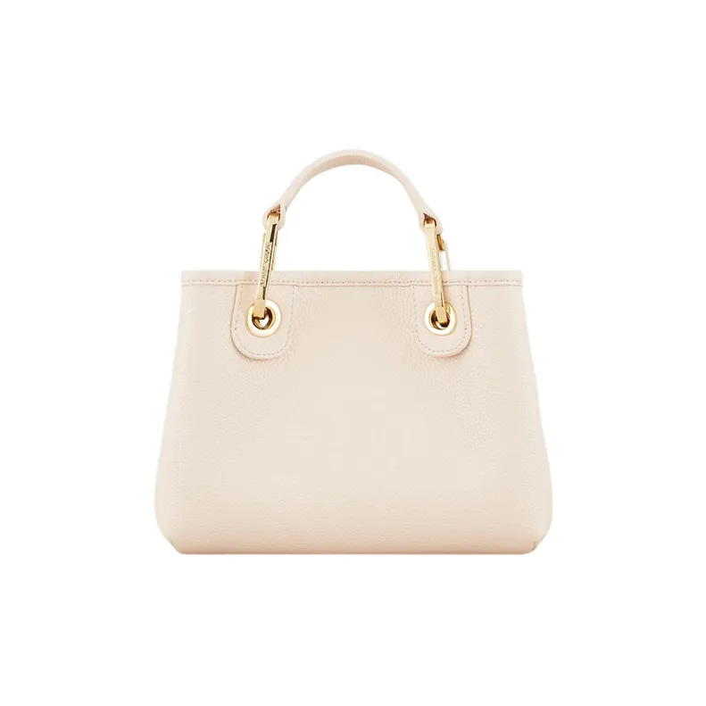 EMPORIO ARMANI Polyester Tote Bag, Shopping Bag, Shoulder Bag, Crossbody Bag, Handbag Mini Women's Nude-4