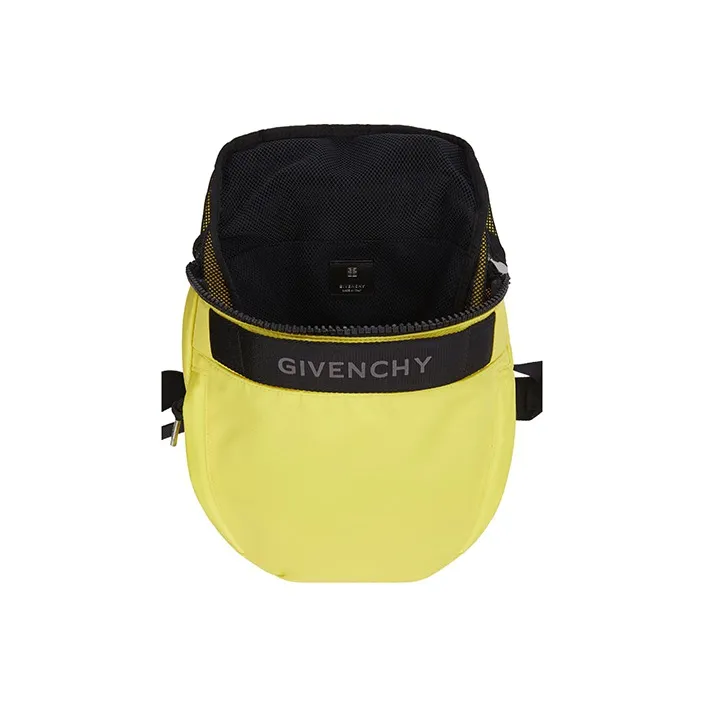 GIVENCHY Fabric With Cow Leather Backpack Men's Yellow-2