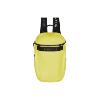 GIVENCHY Fabric With Cow Leather Backpack Men's Yellow