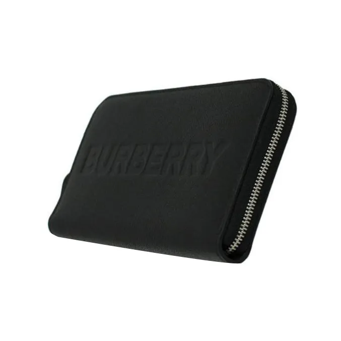 Burberry Porter Leather Flap Continental Long Wallet Black-1