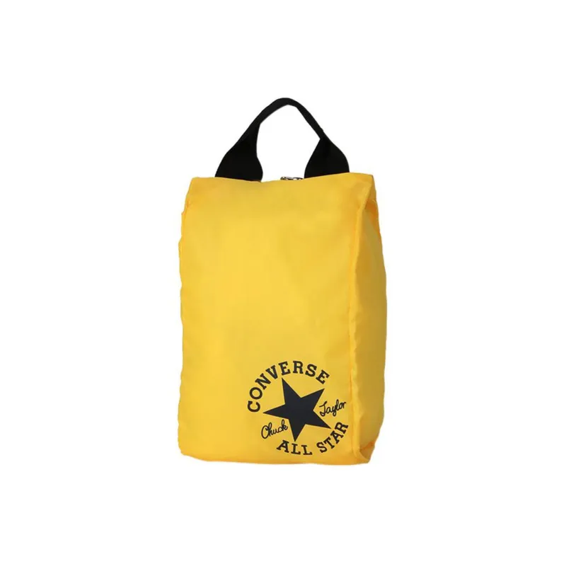 Converse Polyester Handbag With Shoe Compartment Small Size Unisex Yellow-2