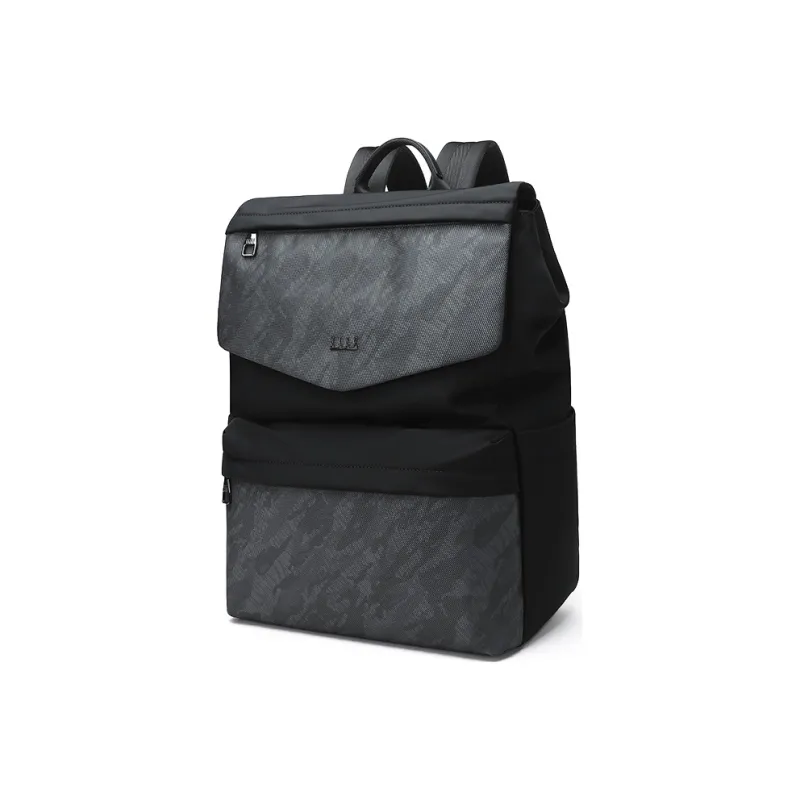 ELLE HOMME Fabric Backpack Regular Unisex Black-1