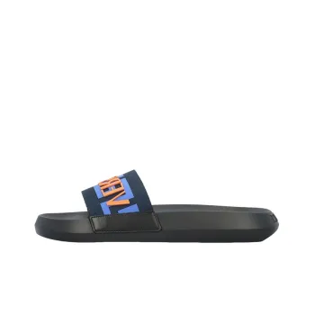 FANSIZHE Rubber Sole Slide Slippers Men's Black