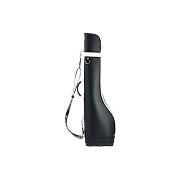 FILA Polyurethane Golf Bag, Club Bag, Equipment Bag, Shoulder Bag, Crossbody Bag Regular Women's Black-3