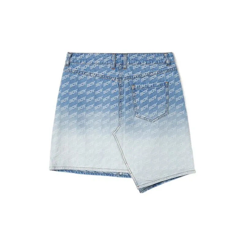 Boy London Casual Short Skirts Women's Blue-1