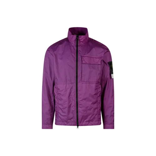 STONE ISLAND Jackets Men Purple