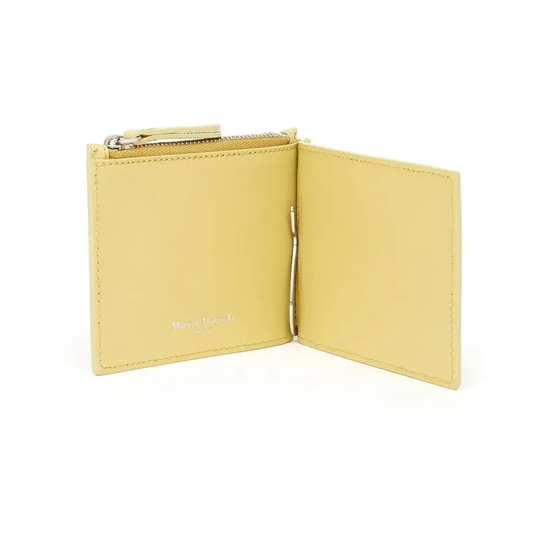 Maison Margiela Calfskin Wallet Men's Yellow-2