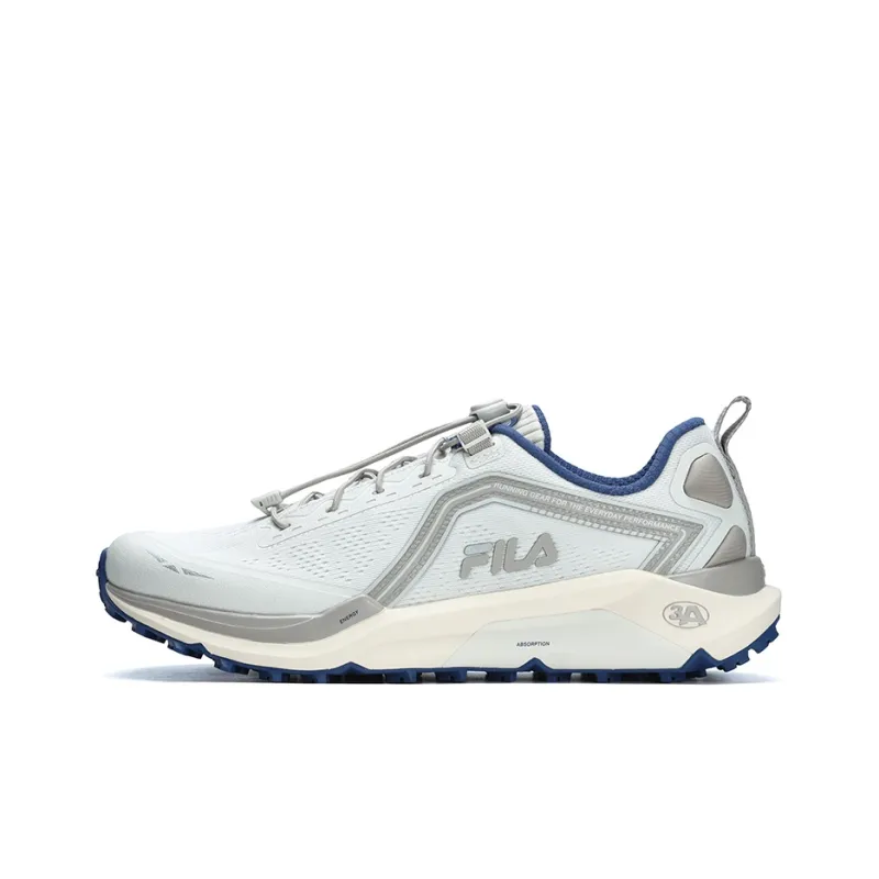 FILA 3A LYNX ATR Anti Slip Wear Resistant Low Top Running Shoes Men's Multiple Mist Gray Trail Running-0