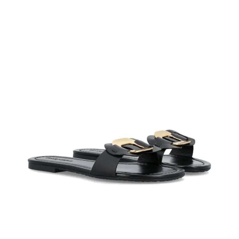 See By Chloe Slide Slippers Women's Black-2