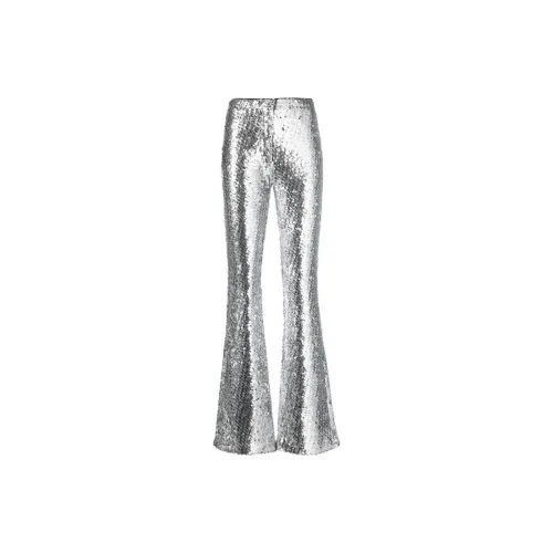 PINKO Knit Sweatpants Women's Silver