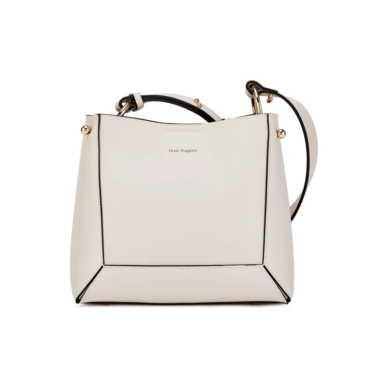 Hush Puppies Cow Leather Bucket Bags Shoulder Bags Women's Coffee-14