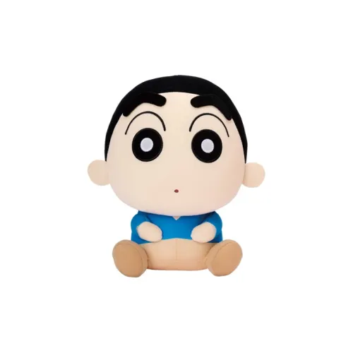 BANPRESTO Crayon Shin chan Wild Field Shinji We Are The Wild Family Giant Dolls Plush Doll 21cm Height