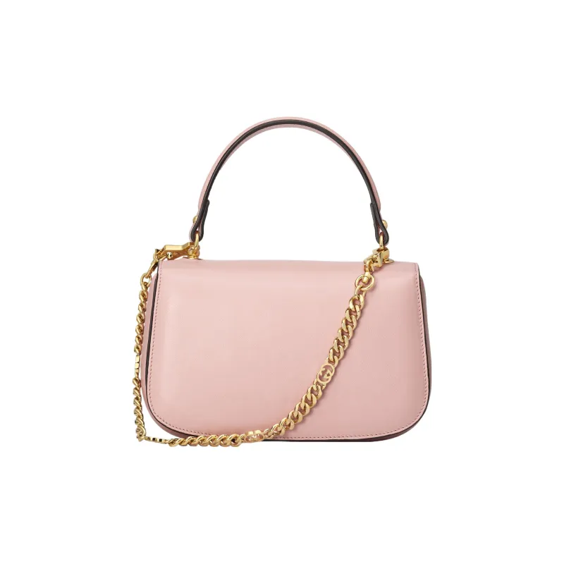 GUCCI Blondie Leather Shoulder Bag Crossbody Bag Handbag Small Size Women's Pink-4