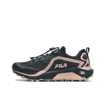 FILA LYNX Anti Slip Wear Resistant Low Top Trail Running Running Shoes Women's Pink Black