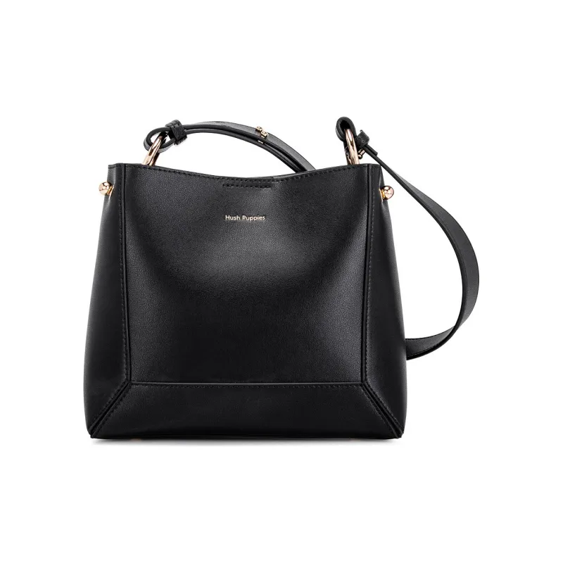 Hush Puppies Cow Leather Bucket Bags Shoulder Bags Women's Coffee-7