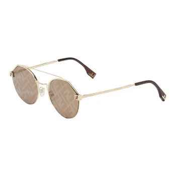 FENDI Metal Aviator Sunglasses Men's