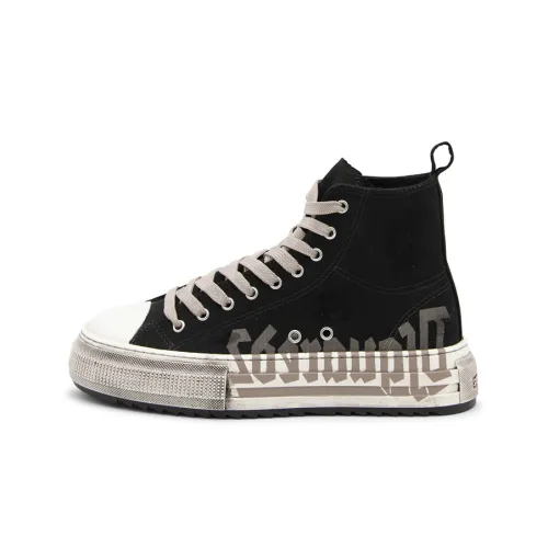 Dsquared2 High-top Flatform Sneakers