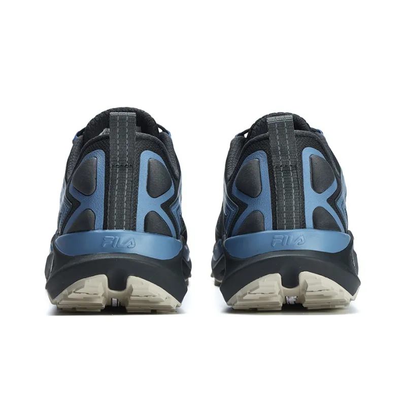 FILA 3A LYNX ATR Wear Resistant Low Top Trail Running Running Shoes Men's Gray Blue-3