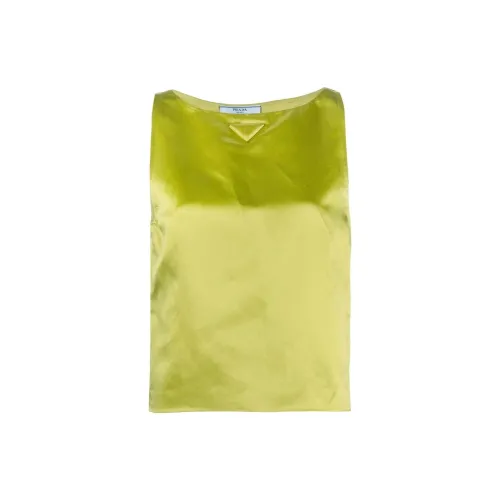 PRADA Tank Tops Women's Foam Green