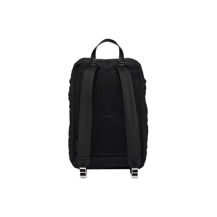 PRADA Recycled Nylon Backpack Men's Black-2
