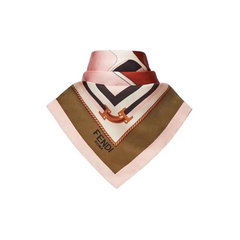 FENDI Silk Scarves Women's Multicolor-1
