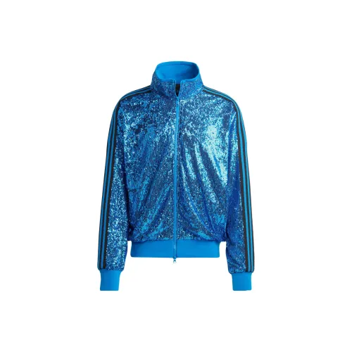 Adidas Originals Blue Version Collection Jacket Men Bird Feather Blue