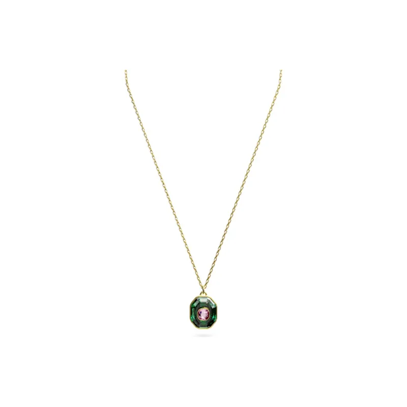 Swarovski Chroma Gold Plated Necklaces Women's-0