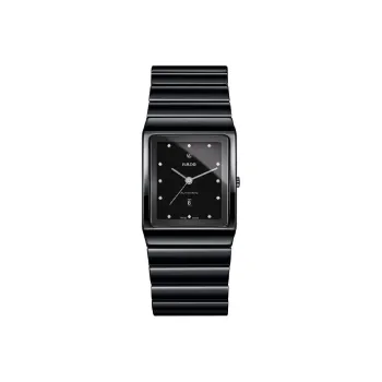 RADO Automatic Mechanical Movement Men's Watches Watch 30mm Black Dial Ceramic Watch Case Ceramic Strap