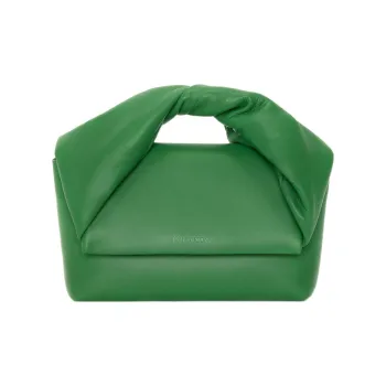 JW Anderson Full Grain Lambskin Shoulder Bag, Crossbody Bag, Handbag Medium Size Women's Green
