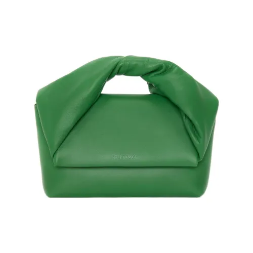 JW Anderson Full Grain Lambskin Shoulder Bag, Crossbody Bag, Handbag Medium Size Women's Green
