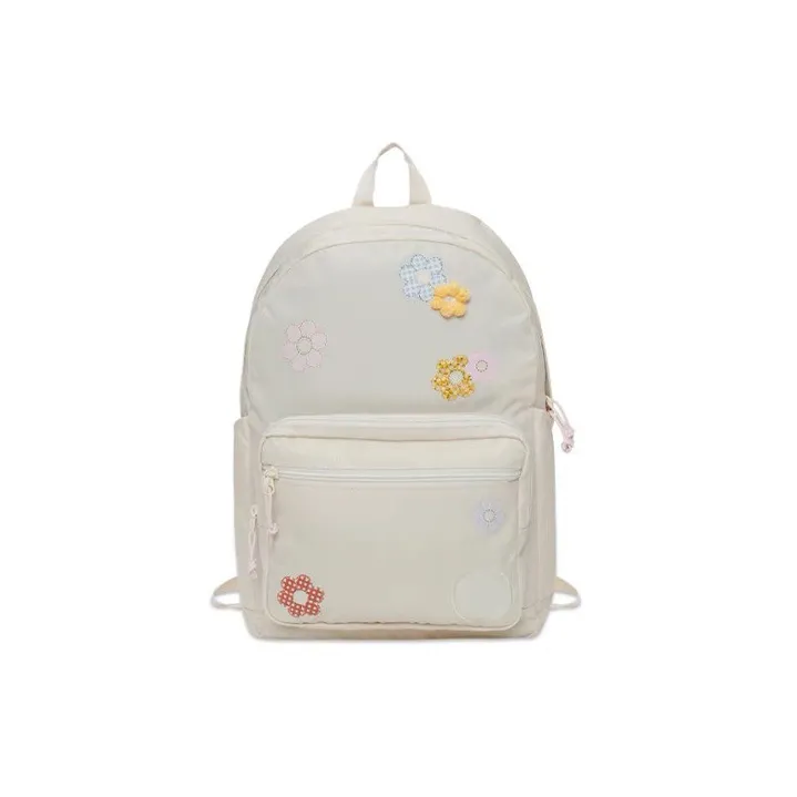 Converse Polyester Backpack Regular Unisex Milk White-0
