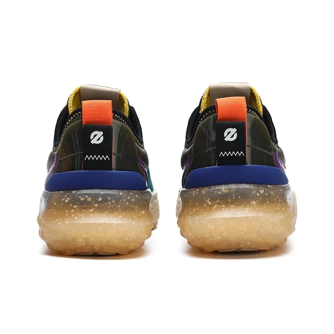 FILA MIX Dragon Scales Wear Resistant Slip Resistant Low Top Skateboard Shoes Men's Duck Aqua Blue-3