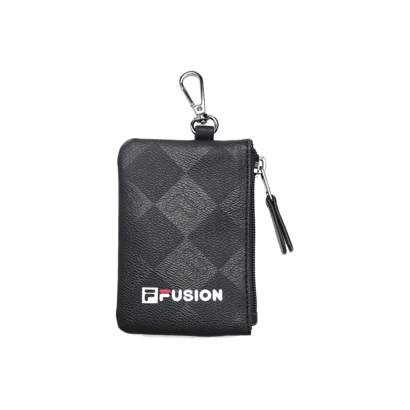 FILA Fusion Polyurethane With Synthetic Leather Handbag, Shoulder Bag Unisex Black-3