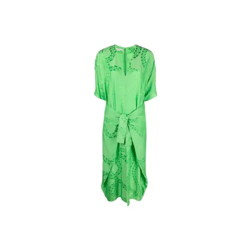 Stella McCartney Short-Sleeved Dresses Women's Bright Green