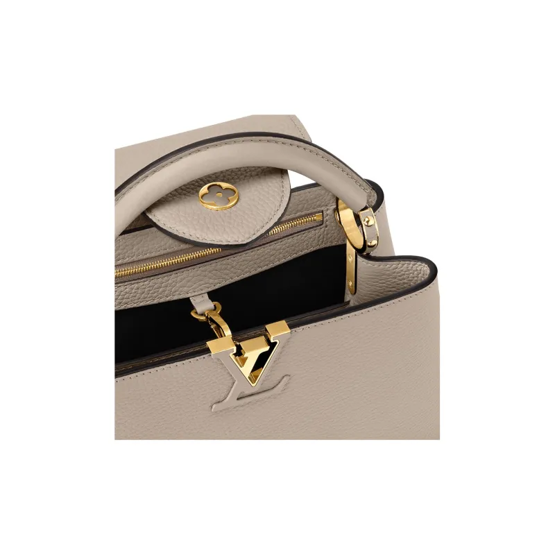 LOUIS VUITTON Capucines Bb Galet-6